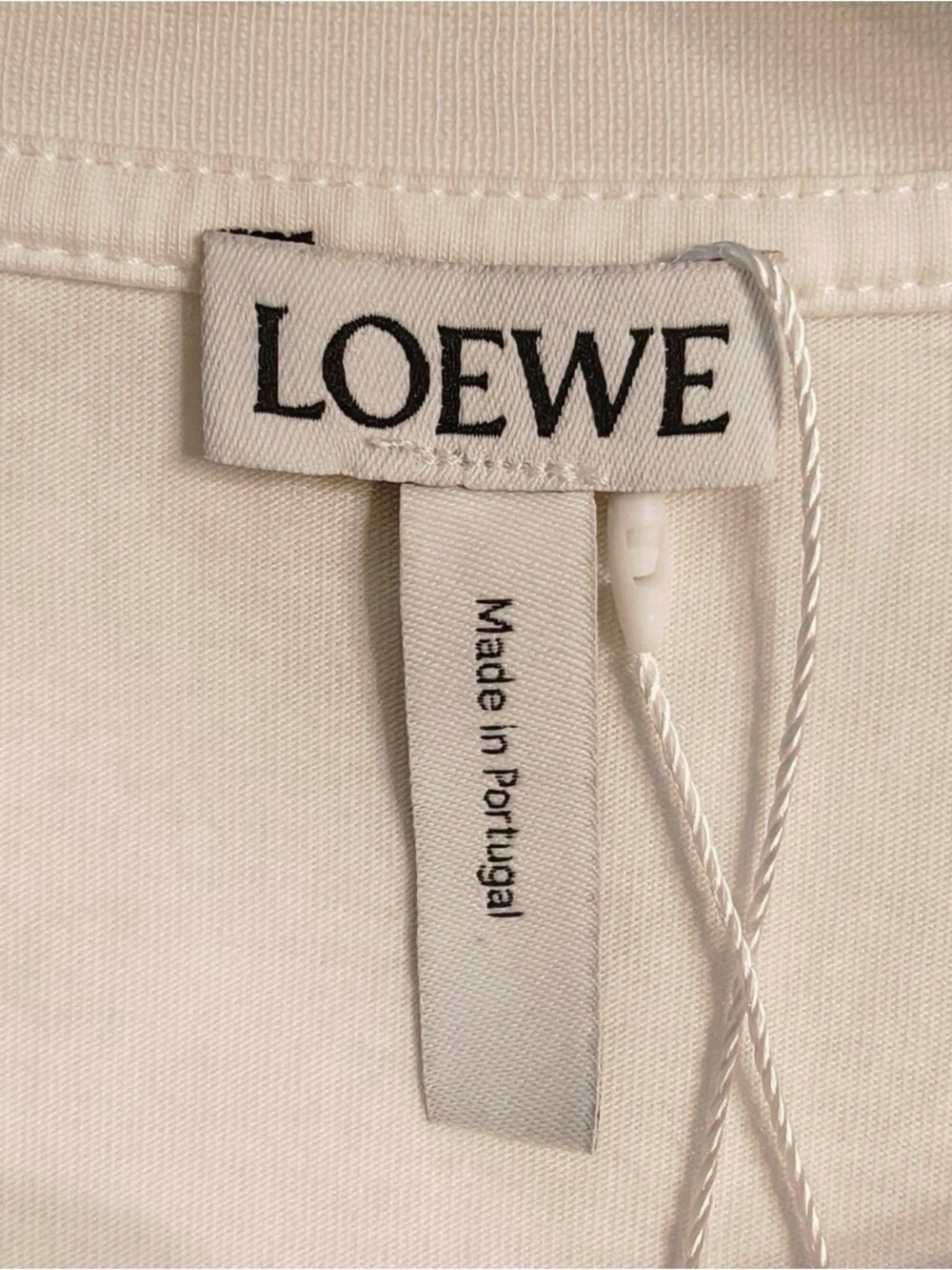 🚩steal Loewe Off-White Short Sleeve Anagram Chest Tee - Picture 4 of 6